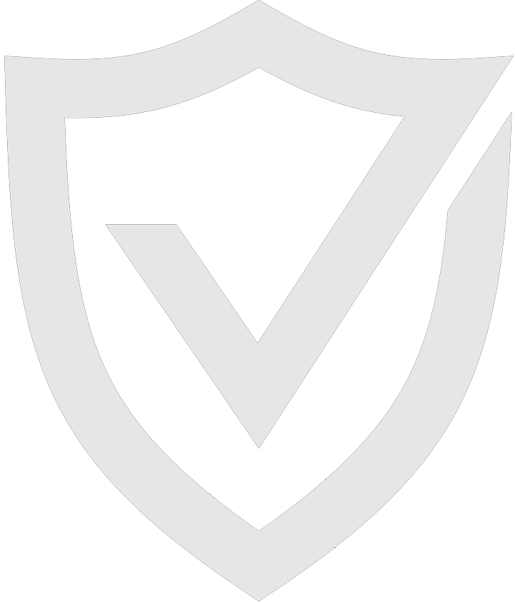 Checkmark on shield representing full coverage guarantee